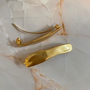 Madewell set of 2 scrunched hair clip